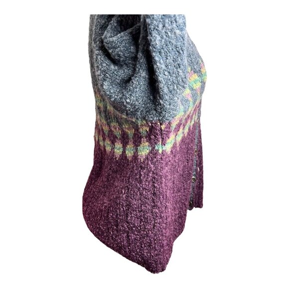 Northern Isles Wool Blend V Neck Button Up Cottagecore Grandma Women’s M Sweater - Picture 7 of 11